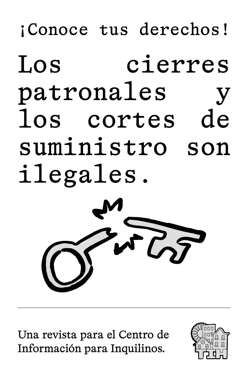 Los cierres patronales y los cortes de suministro son ilegales.